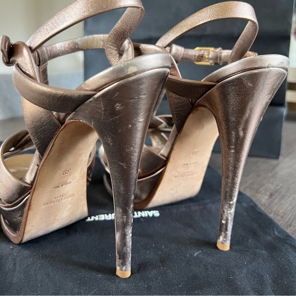 Saint Laurent Tribute Platform Sandals - Picture 14 of 17